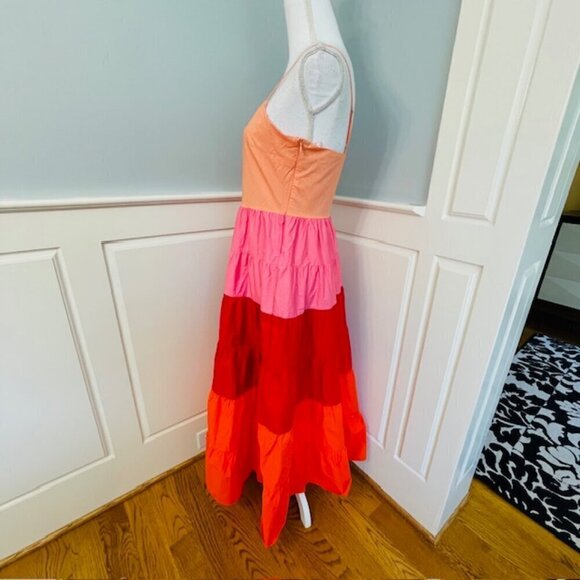 English Factory Tiered Ruffled Sienna Maxi Dress Size Small - Picture 7 of 10